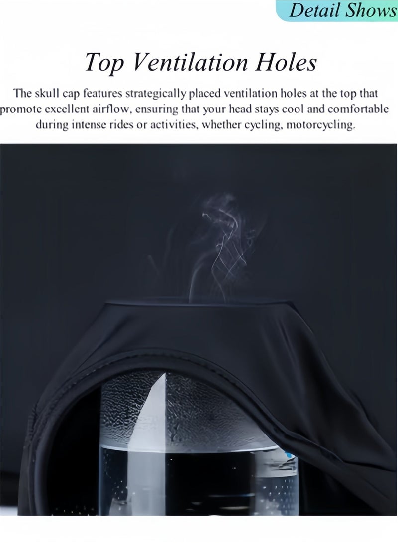 Cooling Skull Caps Helmet Liner Lightweight Mesh Under Helmet Cycling Motorcycle Hard Hat Sweat Liner for Men Women - Image 3