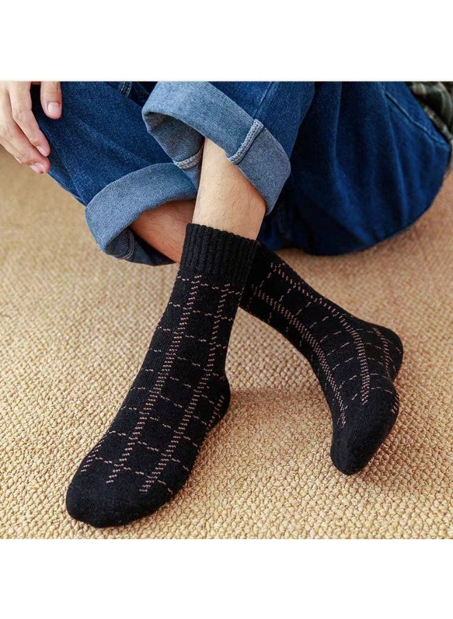 2 زوج من الشرابات الطويلة الرجالية مبطنة بالكامل - Image 2