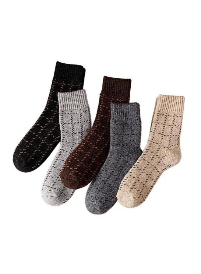 2 زوج من الشرابات الطويلة الرجالية مبطنة بالكامل - Image 1