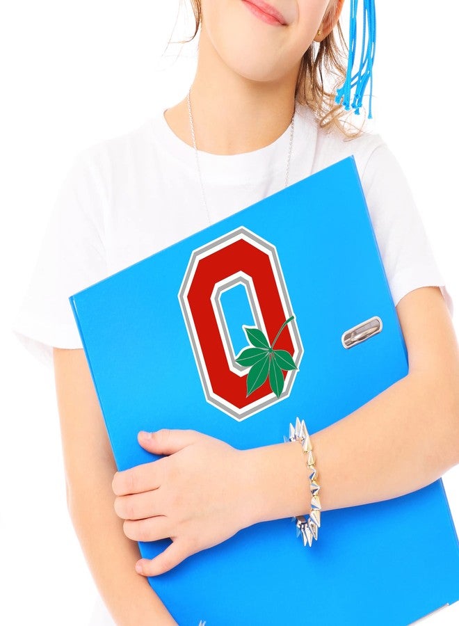 Bargain Max Decals ملصق جامعة أوهايو لكرة القدم دفتر سيارة لابتوب 3.5"x5.5" (ملون) - Image 5