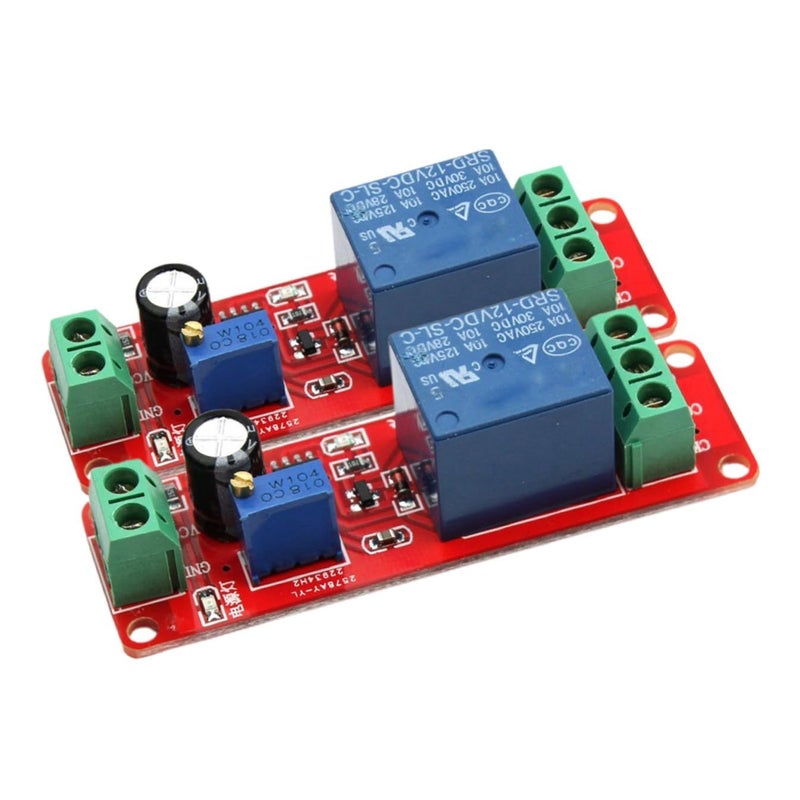 2Pcs Delay Timer Relay Module Automotive Timing Control Switch for Electrical Systems - Image 2