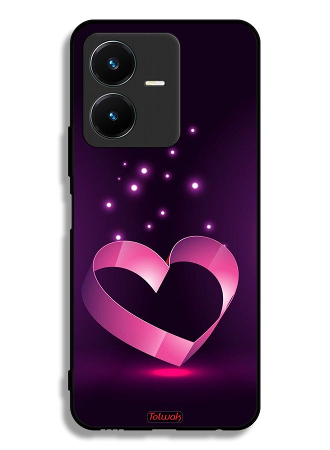 Tolwak Vivo Y22 Protective Case Cover Heart Art - Image 1