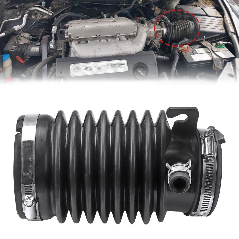 خرطوم سحب الهواء Dtomi مع المشابك متوافق مع سيارات هوندا وأكورا أكورد V6 3.0L 2003-2007 TL V6 3.2L 2004-2006 استبدال 17228RCAA00 17228RCAA00 696001