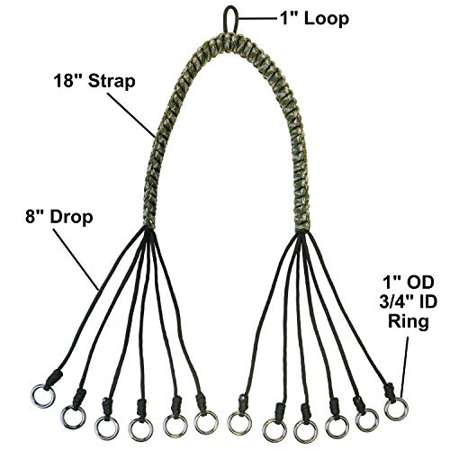 DynoGoods Game Carrier, 12 Drops, Slip Ring - Bird Tote for Waterfowl, Duck, Geese, and Other Wild Game, Paracord - Image 5