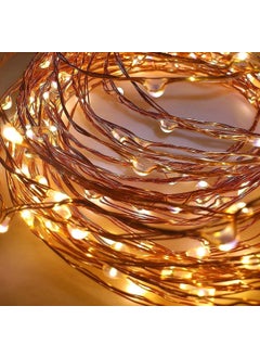 KANABEE KANABEE Copper Fairy String Lights with USB Powered Led Light for Diwali Christmas Birthday Party Wedding Ceremony Bedroom and Balcony Home Decoration 10 Meters Pack of 1  - Image 2