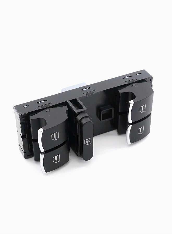 Generic Car Master Power Window Switch 5ND 959 857 for VW, for CC for Tiguan Passat B6, for Golf Jetta MK5 MK6, Driver Left Side Console Control Window Lifter (Black) - Image 4
