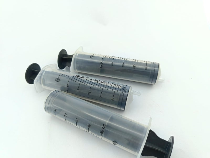 advancedestore (50 ML 3 PIECES) multipurpose industrial syringe with needle for projects and small birds animal feeding - Image 1