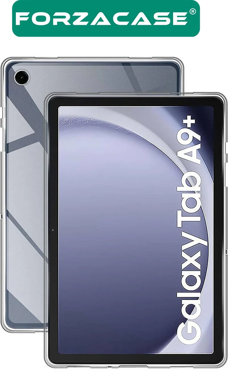 Forzacase Compatible with Samsung Galaxy Tab A9+ Plus 11 Inch Silicone Case Frosted Transparent - FC013