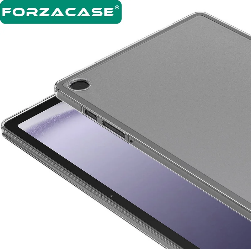 Forzacase Compatible with Samsung Galaxy Tab A9+ Plus 11 Inch Silicone Case Frosted Transparent - FC013