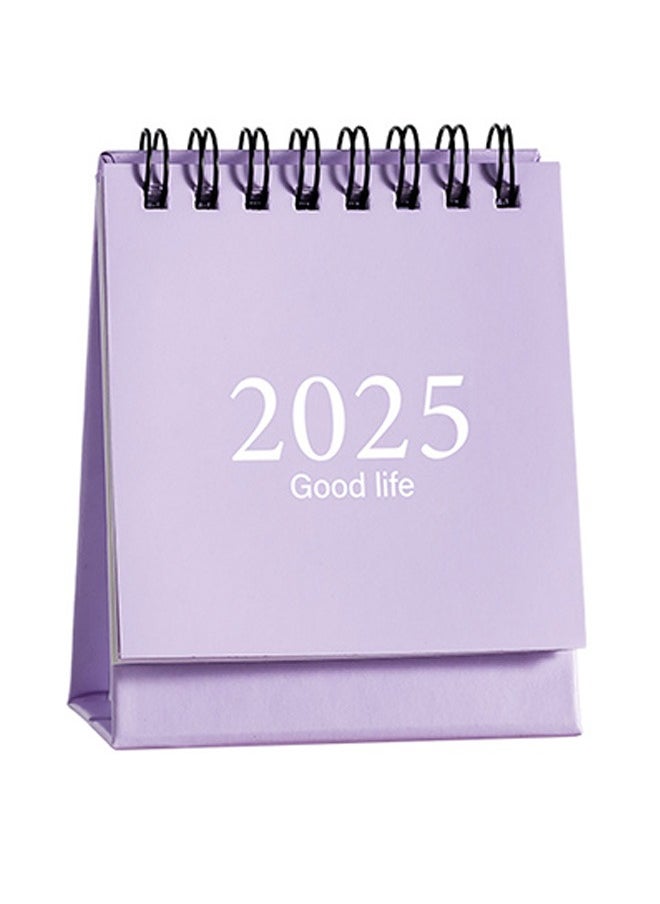 جمورو - تقويم سطح المكتب الصغير، 2024-2025 - يوليو 2024 إلى ديسمبر 2025، تقويم سطح المكتب الصغير، تقويمات الوجه الدائمة، ورق سميك مزدوج الأسلاك مع ملصقات للمنزل والمكتب والمدرسة - Image 1