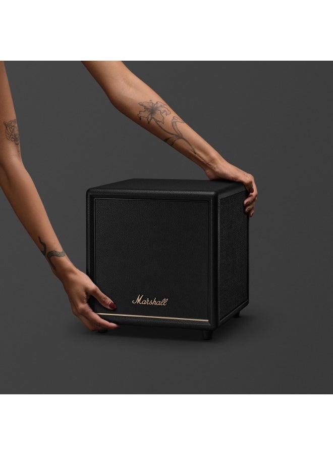 Marshall Heston Sub 200 - Portable TV Subwoofer / Wireless Connection / Deep Bass / App Connection / Premium Home Speaker / Bluetooth 5.3V and Multiple Inputs - Black - Image 3