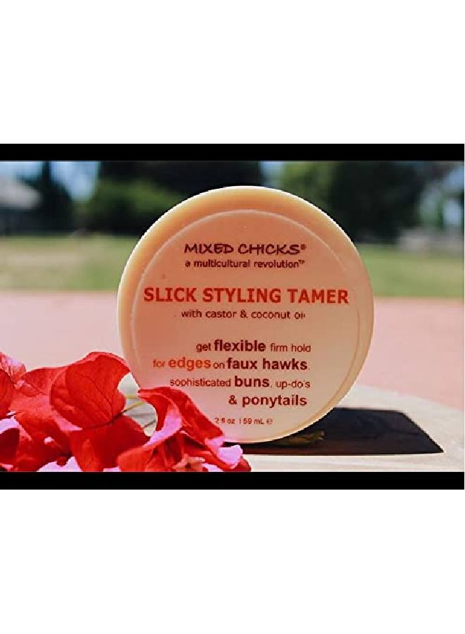 Mixed Chicks Slick Styling Tameredge Tamer With Castor And Coconut Oil 2 Fl Oz - Image 3