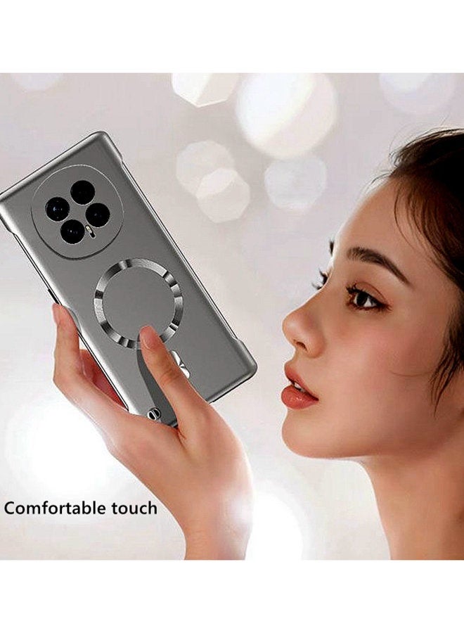 لحافظة Honor Magic 8 Pro، حماية عدسة الكاميرا، فائقة النحافة، بدون حواف، تدعم الشحن اللاسلكي، غطاء Honor Magic 8 Pro 5G واقي مغناطيسي عالي الجودة ومقاوم للصدمات بلون موحد - Image 5