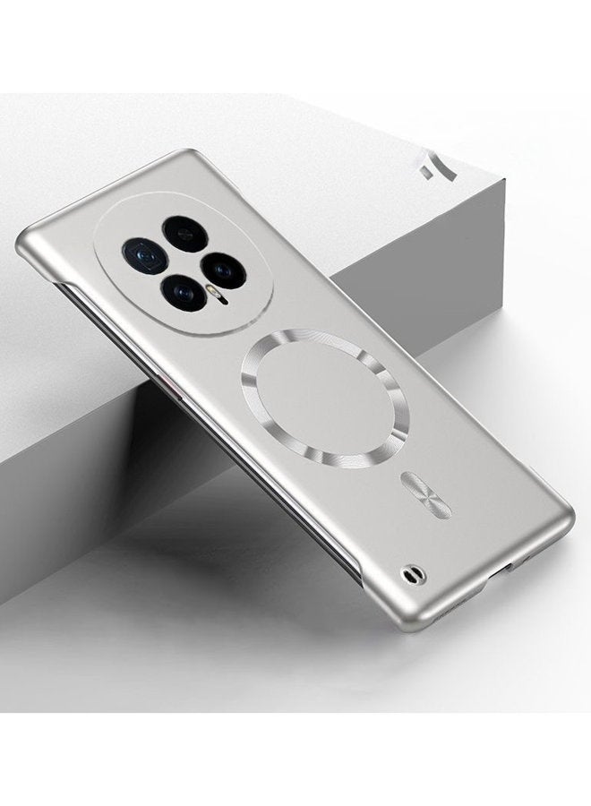 لحافظة Honor Magic 8 Pro، حماية عدسة الكاميرا، فائقة النحافة، بدون حواف، تدعم الشحن اللاسلكي، غطاء Honor Magic 8 Pro 5G واقي مغناطيسي عالي الجودة ومقاوم للصدمات بلون موحد - Image 1