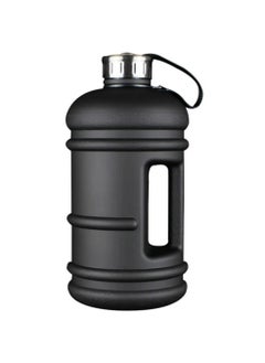 2.2L Water Bottle BPA Free Half Gallon Large for Men Women Sports Fitness Perfect for Gym, Home, Office, School and Outdoor Activities Black Jet Water Bottle