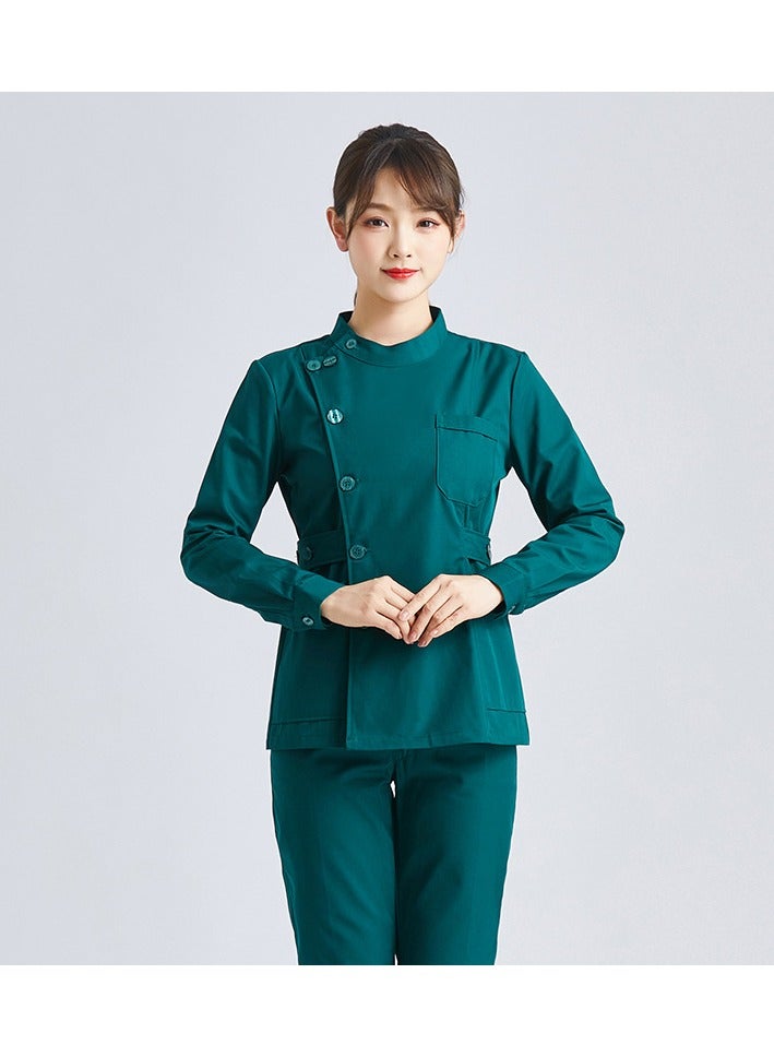 KUYING New Summer Thin Nurse Uniform Split Set Medical Work Uniform  - Image 1