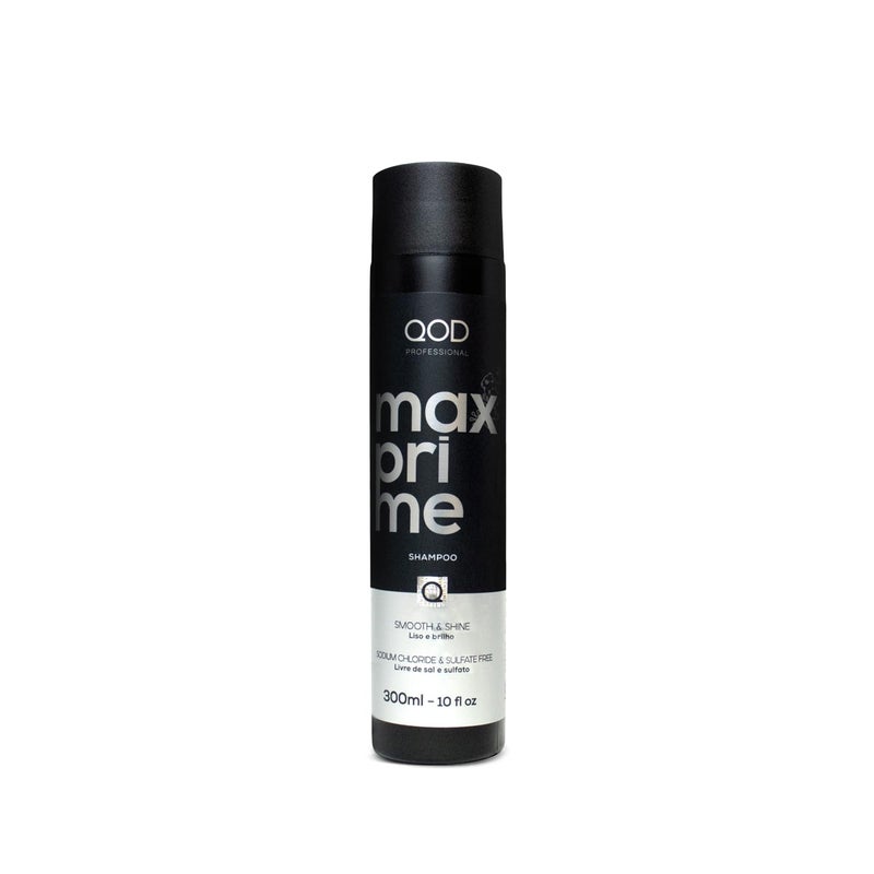 QoD PRO Max Prime Hair Shampoo, For Straight or Straightened Hair, With Conditioning Silicones & Tamarind Extract for Extended Smoothness, Protection, Shine, Cedar Scent, 10 oz (300 ml) - Image 1