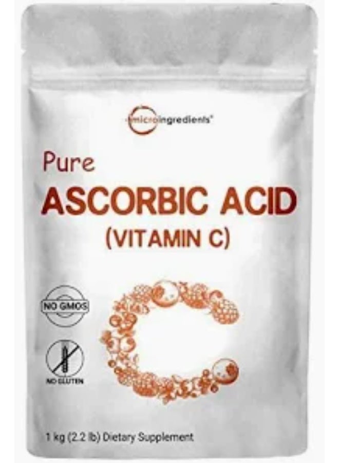 microingredients Vitamin C Pure Ascorbic Acid Powder (1kg/2.2lbs) - Image 1