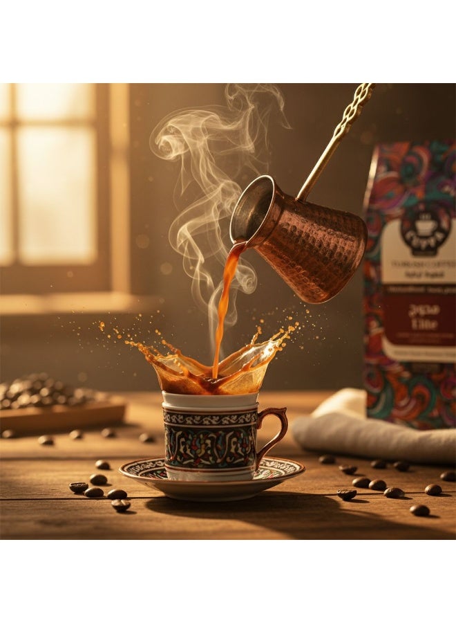 قهوة كوبا - قهوة تركية مطحونة متوسطة - مختلطة - كيس 200 غرام - Image 4