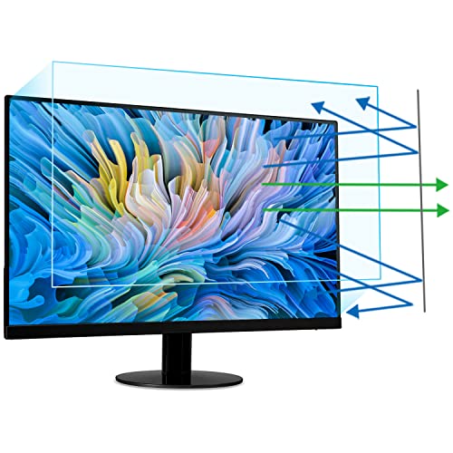 FFORITO 21.5 Inch Anti Blue Light Monitor Screen Protector, Blue Light Blocking & Anti Glare Screen Filter Compatible with 21.5" HP/Acer/LG/Asus/Dell/Lenovo/SAMSUNG with 16:9 Aspect Ratio Screen - Image 1