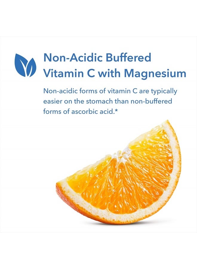 Allergy Research Group - Magnesium Ascorbate Supplement - 1000mg Buffered Vitamin C, Immune Support, Magnesium Powder, Vegetarian Capsules - 100 Count - Image 1