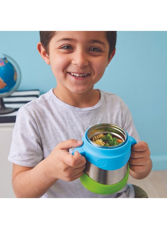 b.box Insulated Food Jar With Spork For Toddlers | Easy Open Container For Toddlers | Stainless Steel, 5Hrs + Of Perfect Temperatures | Dishwasher Safe, Bpa Free (Indigo Rose, 11 Oz)  - Image 3