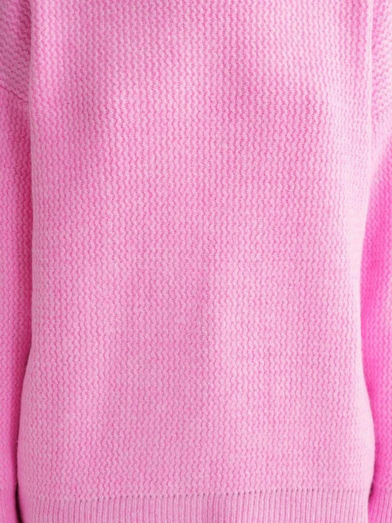 MixRay Mixray Long Sleeve Ribbed Knit Sweater