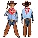 G.C GC 6 PCS Boys Cowboy Costume Kids Dress Up Outfits Toddler Cowboy Hat Vest Halloween Cosplay Role Play Party Birthday Gifts - Image 4