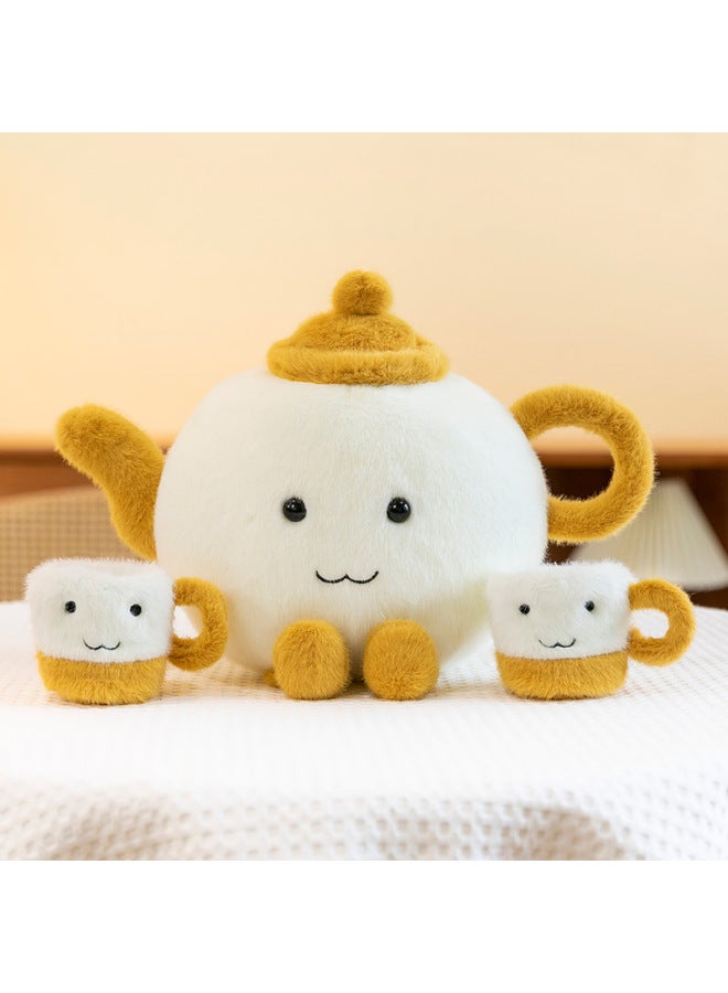 Genuine Creative Teapot Doll Pillow Crossbody Bag Plush Toy For Girlfriends Birthday Gift-Specifications:30* 30cm-Color:Teapot Doll  - Image 1