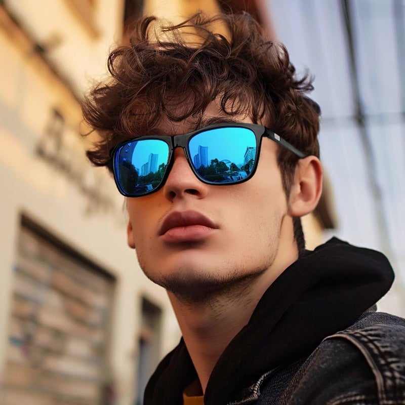 KANASTAL Polarized Sunglasses for Men Women, Classic Square Sports Sun Glasses Driving, Fashion Shades for Womens UV400 Protection Fishing Outdoor Cycling Activities - Image 2