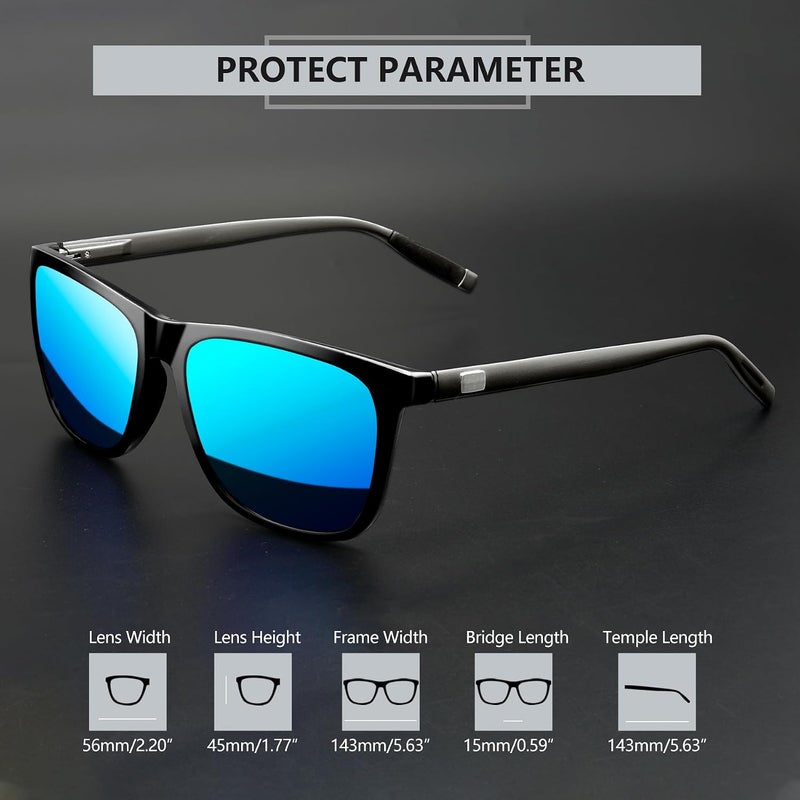 KANASTAL Polarized Sunglasses for Men Women, Classic Square Sports Sun Glasses Driving, Fashion Shades for Womens UV400 Protection Fishing Outdoor Cycling Activities - Image 4
