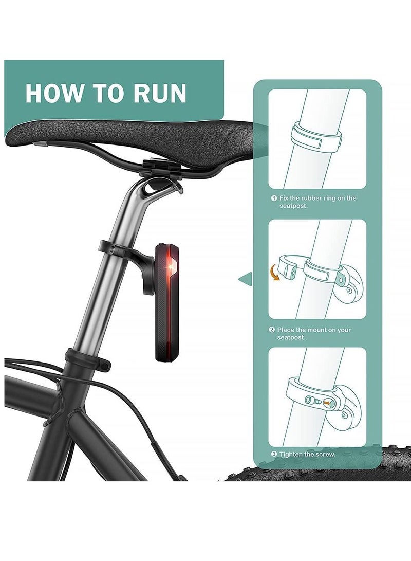 Seat Post Quarter Turn Mount, Compatible with Garmin Varia Rearview Bike Radar Tail Light RTL510 RTL515 RVR315 - Cycling 27.2mm 30.9mm 31.6mm Bars Seatpost Mounts - Bicycle Road MTB Accessories - Image 5