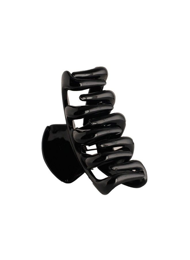 ACCESSHER Regular Wear Simple Black Color Acrylic Hair Clip Clutcher For Women And Girls Pack Of 3 - Image 4