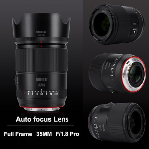 Meike 35mm F18 Full Frame Wide Angle AF STM Lens Auto Focus Fixed Prime Portrait Lenses for Panasonic Lumix Sigma Mirrorless Camera S1 S1R S1R II S1H S5 FP SL SL2 - Image 3
