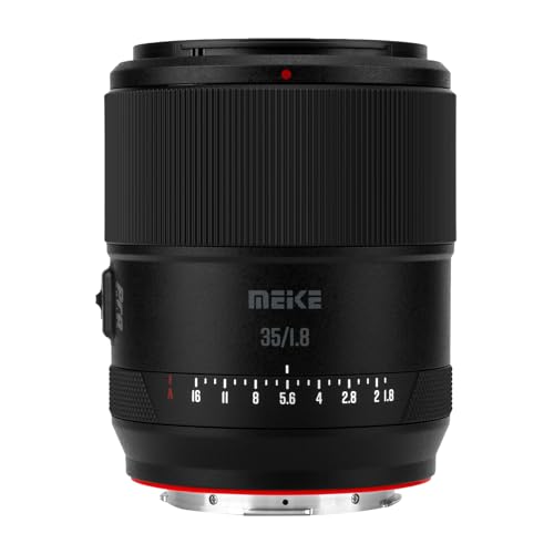 Meike 35mm F18 Full Frame Wide Angle AF STM Lens Auto Focus Fixed Prime Portrait Lenses for Panasonic Lumix Sigma Mirrorless Camera S1 S1R S1R II S1H S5 FP SL SL2 - Image 1