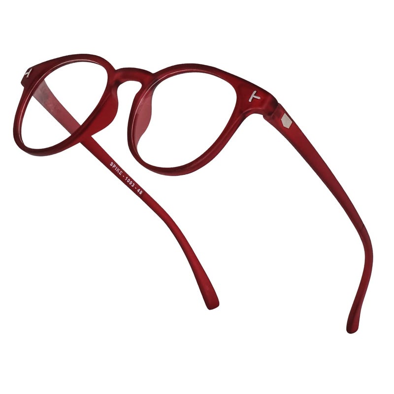 EYMEN Classic Non Prescription Clear Lens Glasses for Women Men Round Frame Eyeglasses Multiple Shades - Image 1