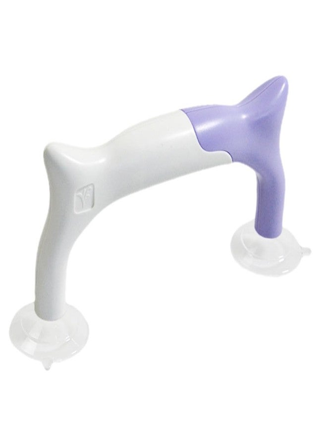 كالوري مقبض مسطرة خياطة KALLORY مع مقبض شفط وحامل قالب أداة مسطرة الخياطة لقص القماش بدقة وأمان، أدوات خياطة محمولة من مادة ABS PVC - Image 1