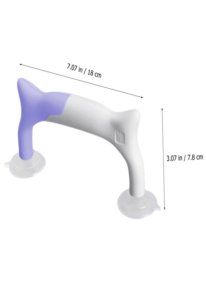 كالوري مقبض مسطرة خياطة KALLORY مع مقبض شفط وحامل قالب أداة مسطرة الخياطة لقص القماش بدقة وأمان، أدوات خياطة محمولة من مادة ABS PVC - Image 2