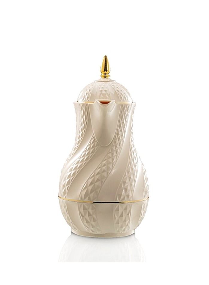 Rose Thermos for coffee and tea from Rose, white/gold, 1.0 liter - Image 2