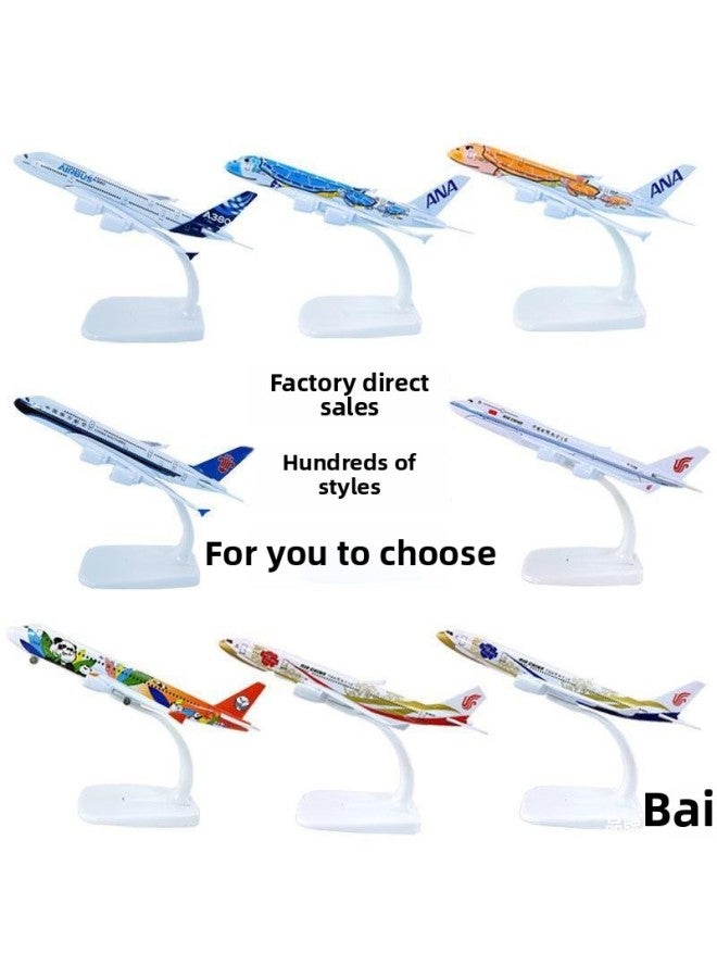 Special Offer-Alloy China Southern Airlines China Air China East China Airlines Hokkaido Airlines Artificial Aircraft Model-Color:14cm Airbus A380 Prototype  - Image 2