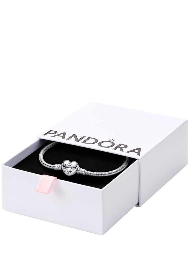 PANDORA - Pandora Icons Heart Clasp Bracelet 20CM - Image 1