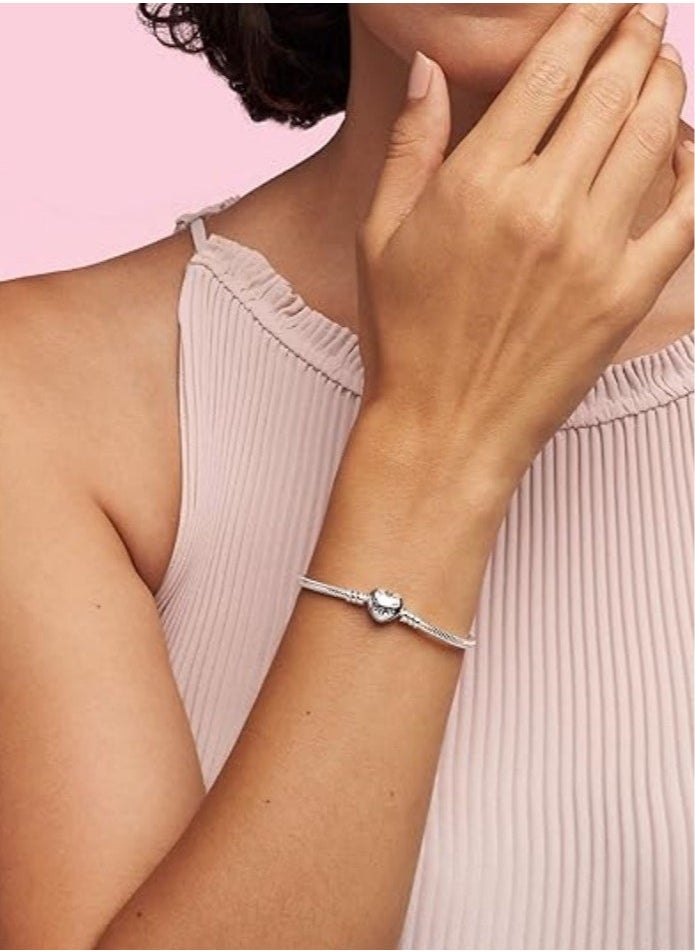 PANDORA - Pandora Icons Heart Clasp Bracelet 20CM - Image 1