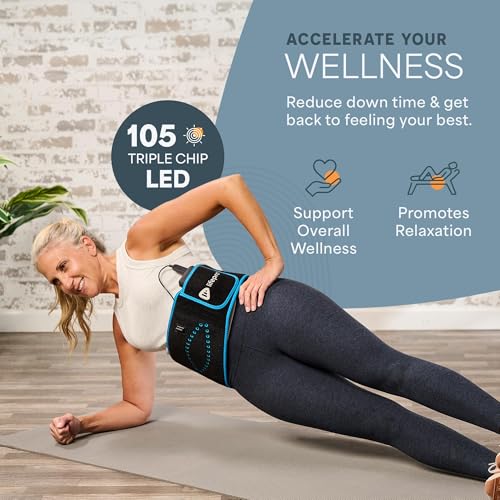 Lifepro Red Light Therapy Belt – Infrared Red Light Therapy for Body, Back and Shoulder - 660nm & 850nm Near Infrared Heating Pad – Adjustable & Portable for Wellness & Relaxation - Image 3