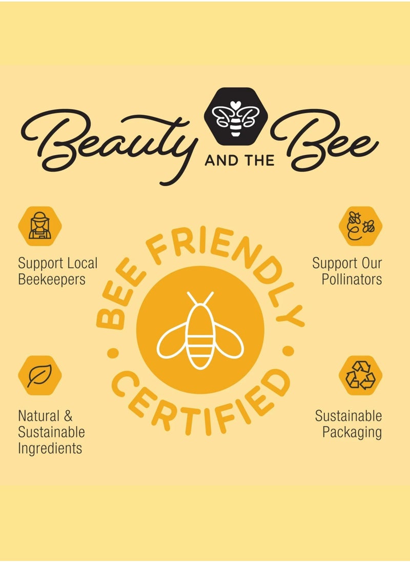 beauty and the bee Organic Soap with Buckwheat Honey – 115g, Daily Cleanser for Sensitive Skin, Suitable for Face and Body, Deeply Nourishing and Moisturizing  - Image 5