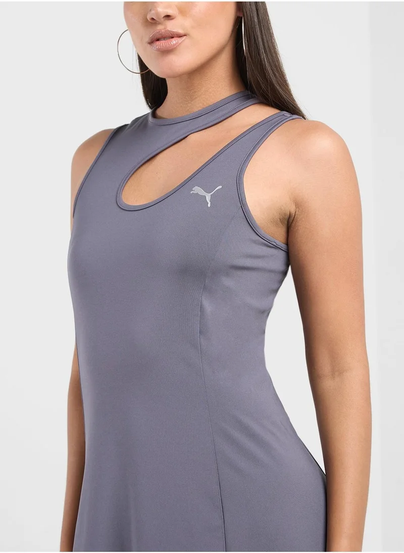 بوما Cutout Sleeveless Dress