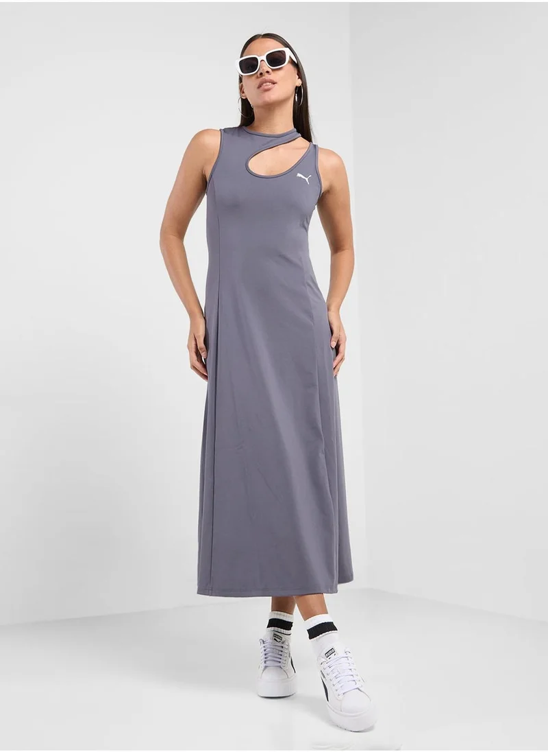 بوما Cutout Sleeveless Dress
