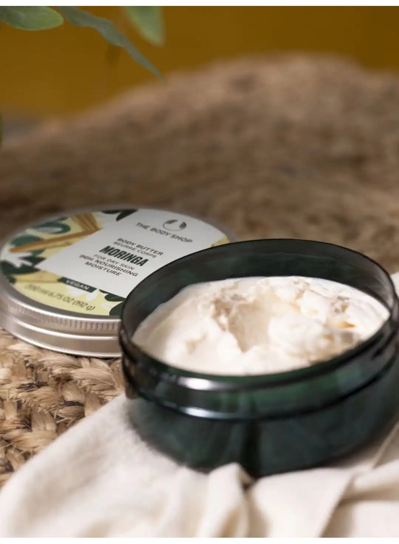 THE BODY SHOP Moringa Body Butter 200ml | Rich Nourishing Body Moisturizer for Soft, Smooth & Hydrated Skin with Fresh Moringa Fragrance - Image 2