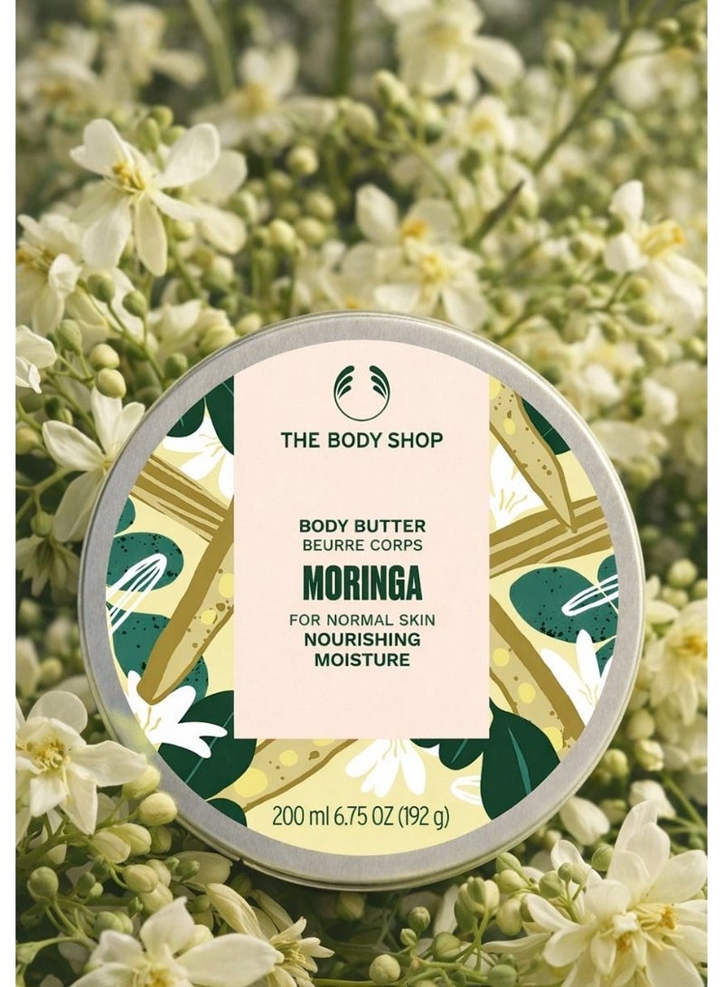 THE BODY SHOP Moringa Body Butter 200ml | Rich Nourishing Body Moisturizer for Soft, Smooth & Hydrated Skin with Fresh Moringa Fragrance - Image 5