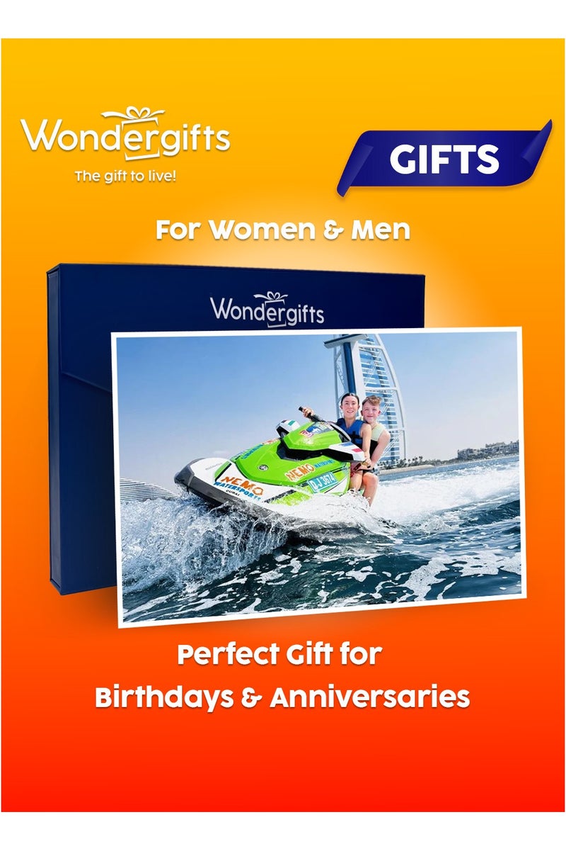 Wondergifts Jet Ski Tour Dubai – 60 Minutes Around Burj Al Arab & Atlantis | Adventure Gift for Him, Her | Birthday Gift For Women - Image 1