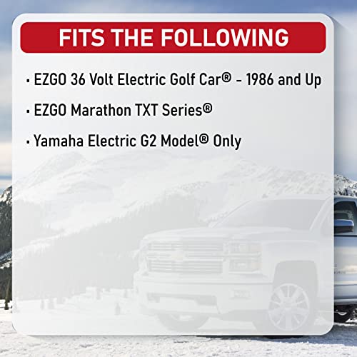 AA Ignition بديل لفولط مستمر ديوتي سولينويد ريلاي - متوافق مع سيارة جولف كهربائية EZGO 36 فولط 1986 وما بعدها، ياماها الكهربائية G2، ماراثون سلسلة TXT - يحل محل 27855G01، 27855G02، 11761G1، 31680G1 - Image 5